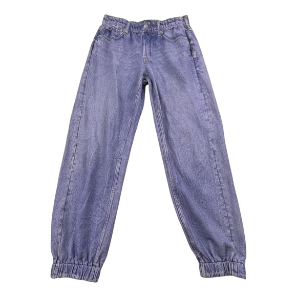 rag & bone Pants - Rag & Bone Miramar Jogger Faux Denim Sweatpants Blue Terry Print Medium